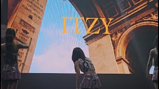 ITZY 있지 @ Zenith in Paris - Goodbye speech + fan video | Fancam