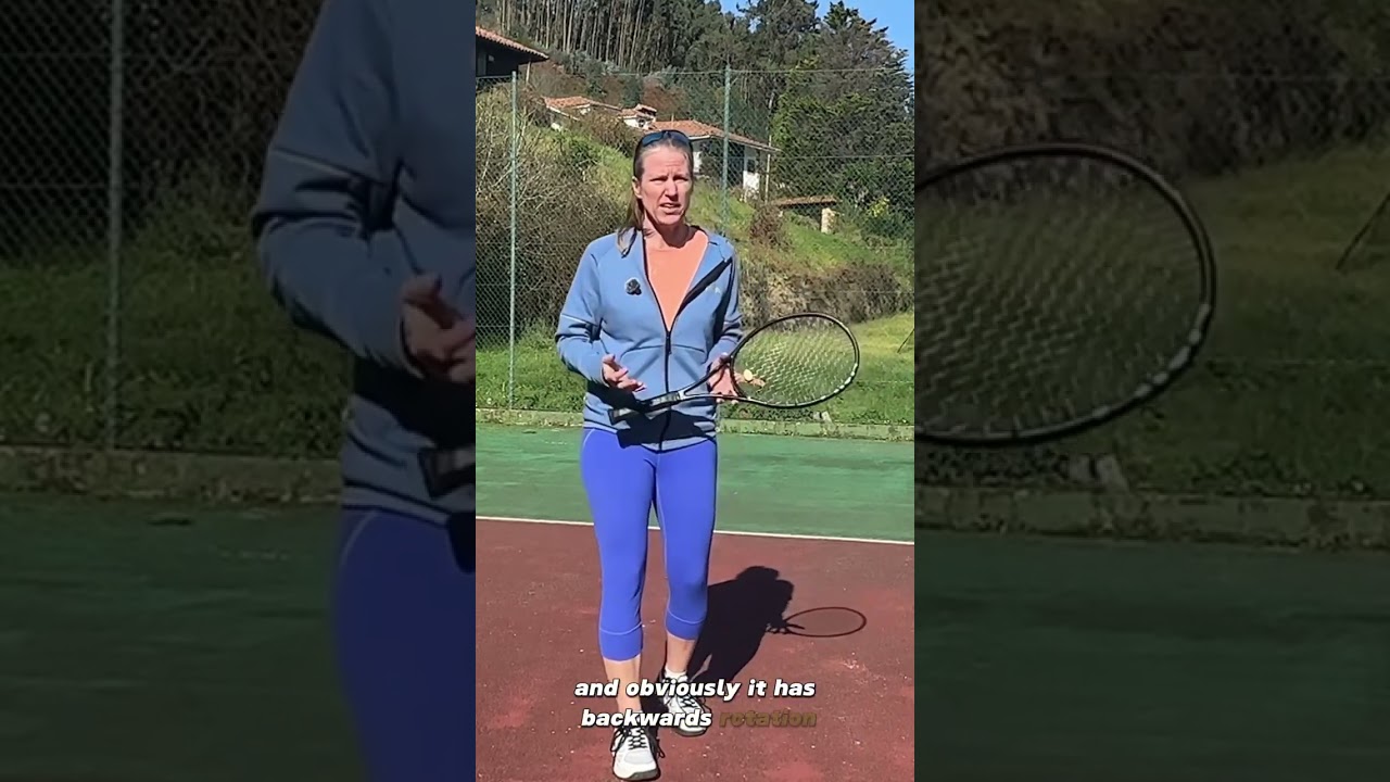 Use the backhand slice as approach shot #tennis