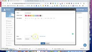 Adding a folder to your Schoology course
