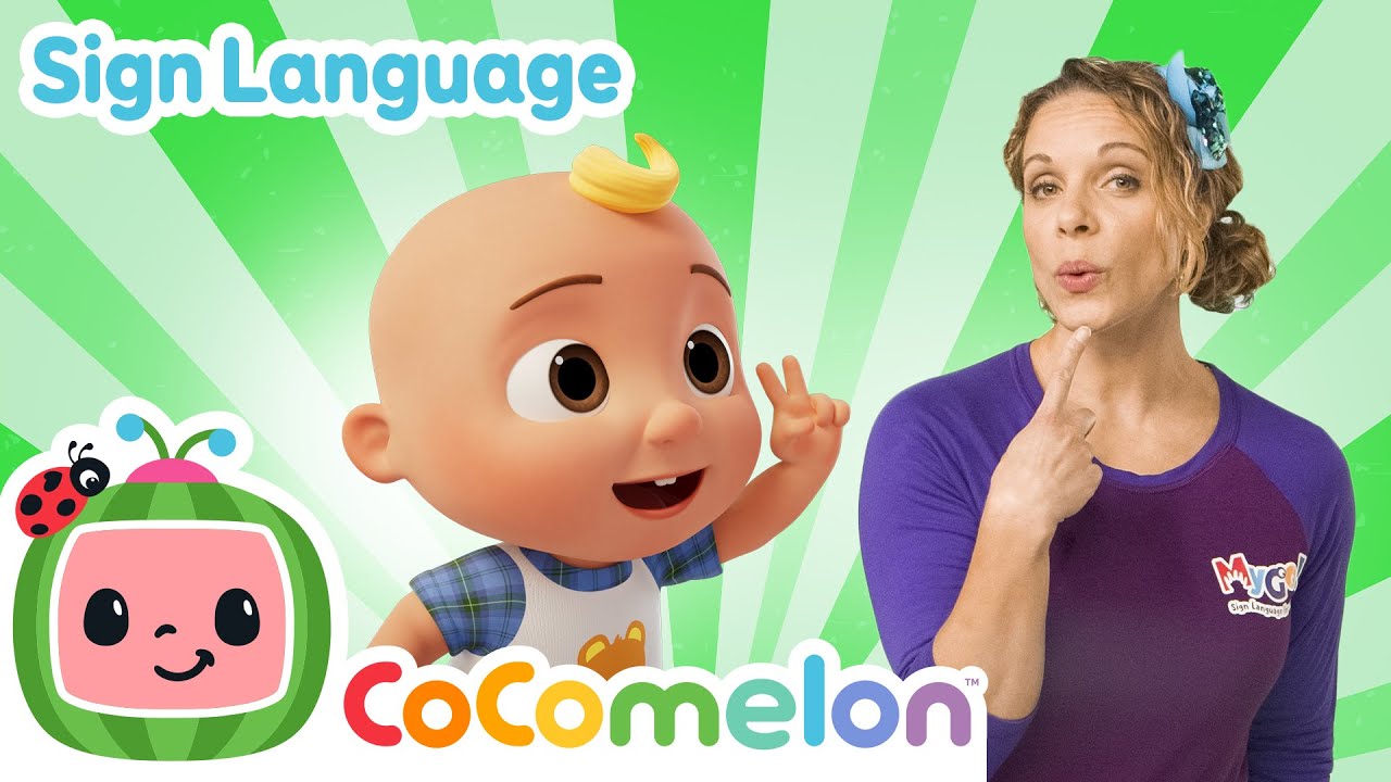 Nature Walk 🌳🐶 | CoComelon with ASL | 🖐️ Sign Language for Babies 🖐️ ...
