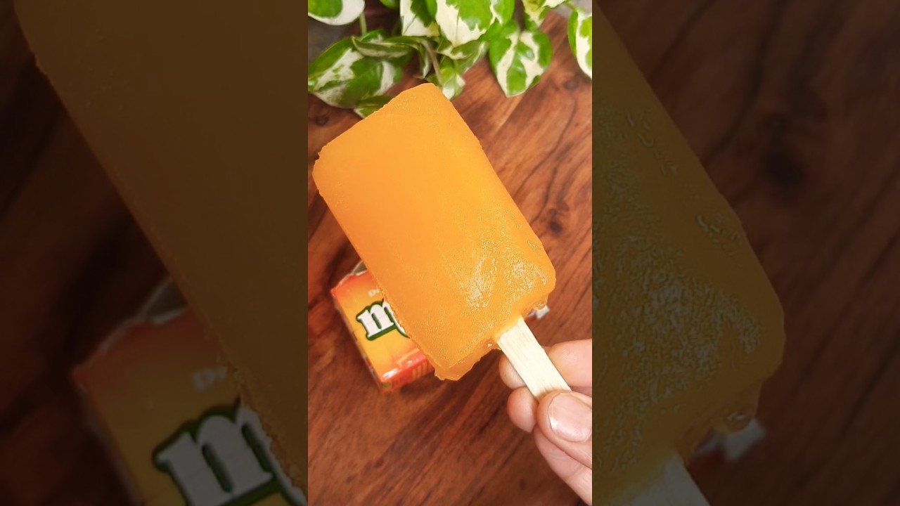 Mango Tango Popsicle 🥭 || 1 minute🕐 Mango ice cream 