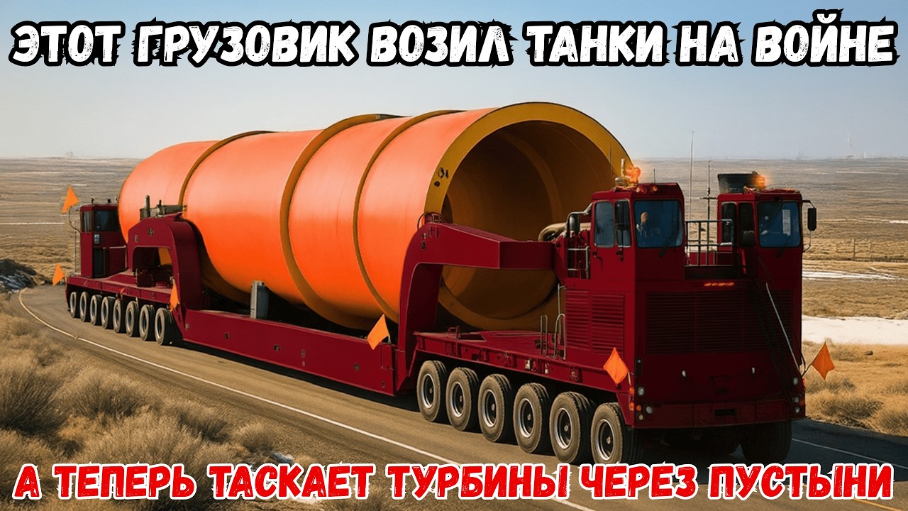 Самый мощный дорожный грузовик в истории — 1000 лошадиных сил, 10 ведущих колёс, рекорд Гиннесса