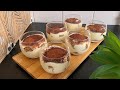 Tiramisu facile sans mascarpone تيراميسو سهل وسريع بدون مسكربون