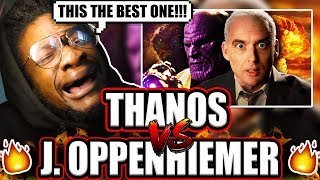 Thanos vs J Robert Oppenheimer. Epic Rap Battles of History (REACTION!)
