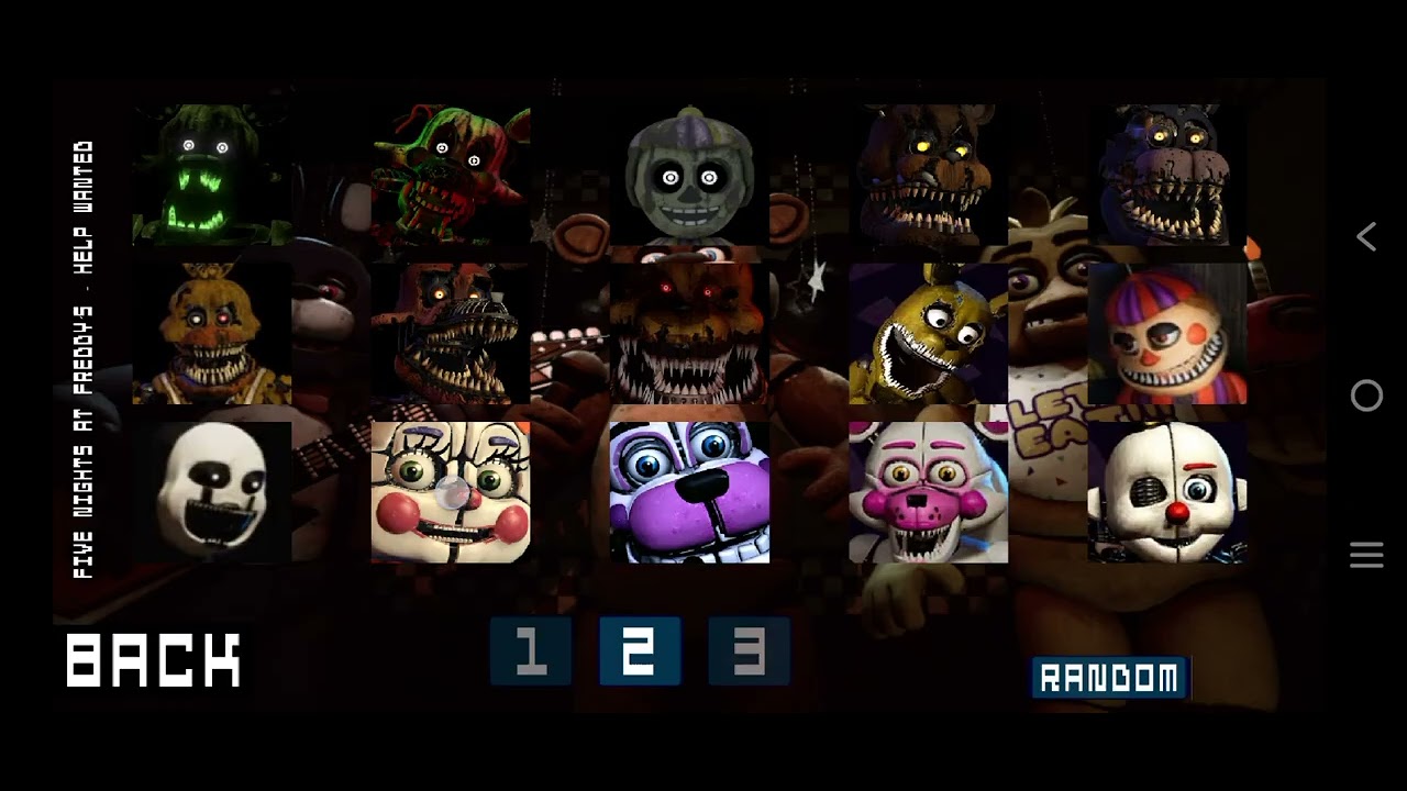  Все скримеры 8 фнафа