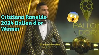 Cristiano Ronaldo 2024 Ballon d'or Winner [ 2024 4k Edit ]