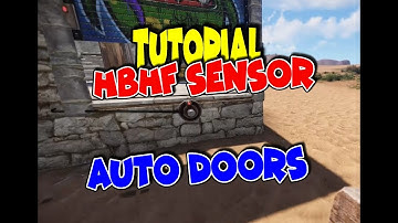 Rust Electricity Tutorial - HBHF Sensor - Auto Opening Garage Door