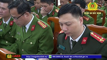 Công an huyện Tiên Du tổng kết công tác công an năm 2020 và triển khai công tác công an năm 2021