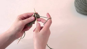 Knitting Tutorial for Beginners: Knit Two Together / k2tog Decrease