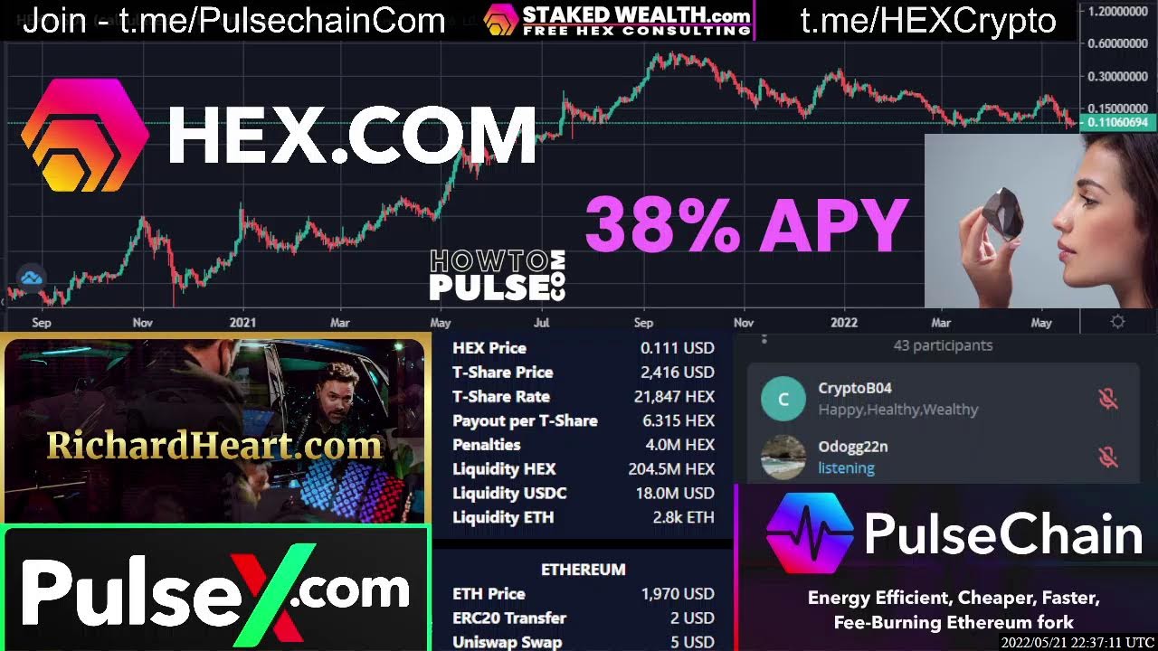 Live HEX, Pulsechain, PulseX Sacrifice voice chat (HEXradioapp, Pulseradioapp)