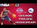 NBA 2K13 Association Mode Detroit Pistons Bounce Back Game And Another Trade Y1G9 EP3 