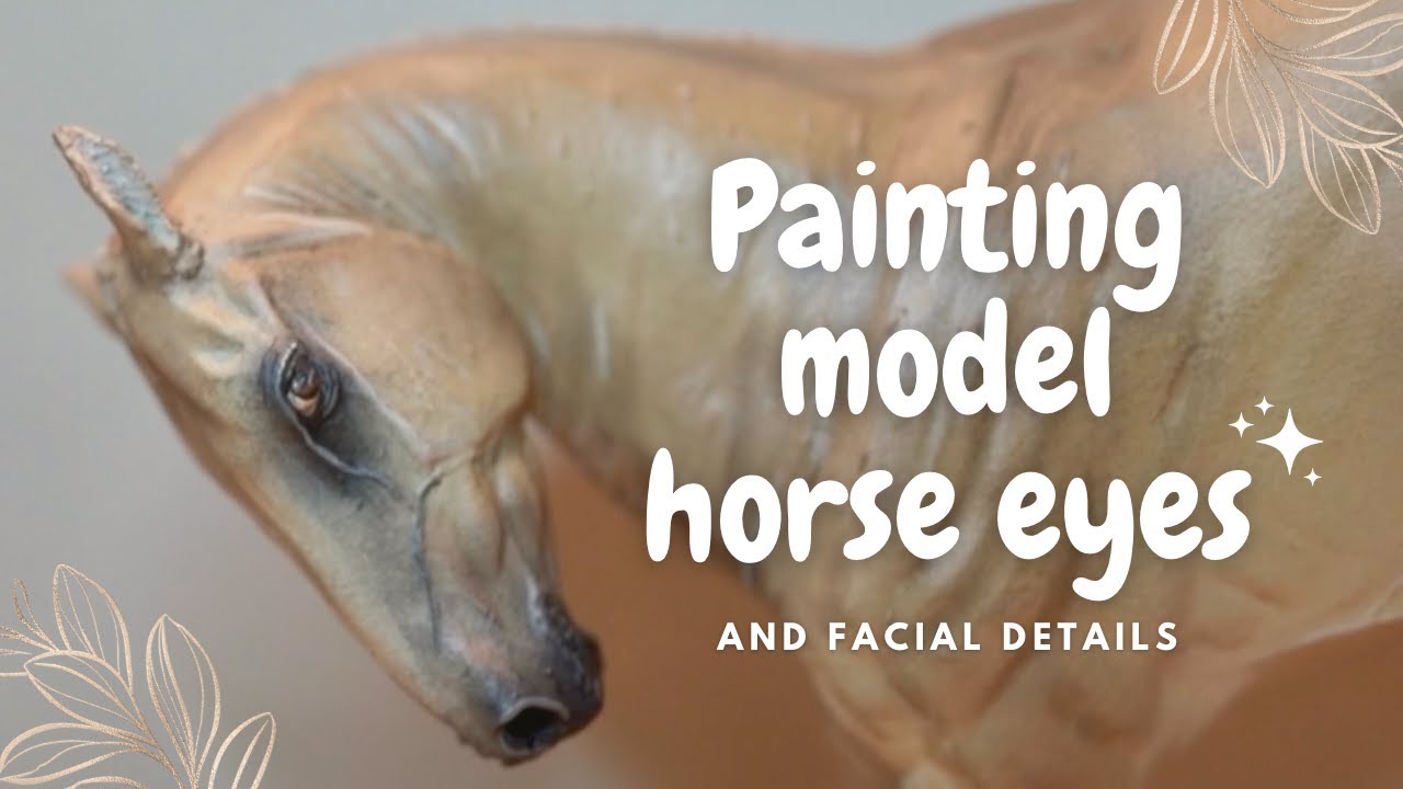 Painting Model Horse Eyes and Facial Details YouTube
