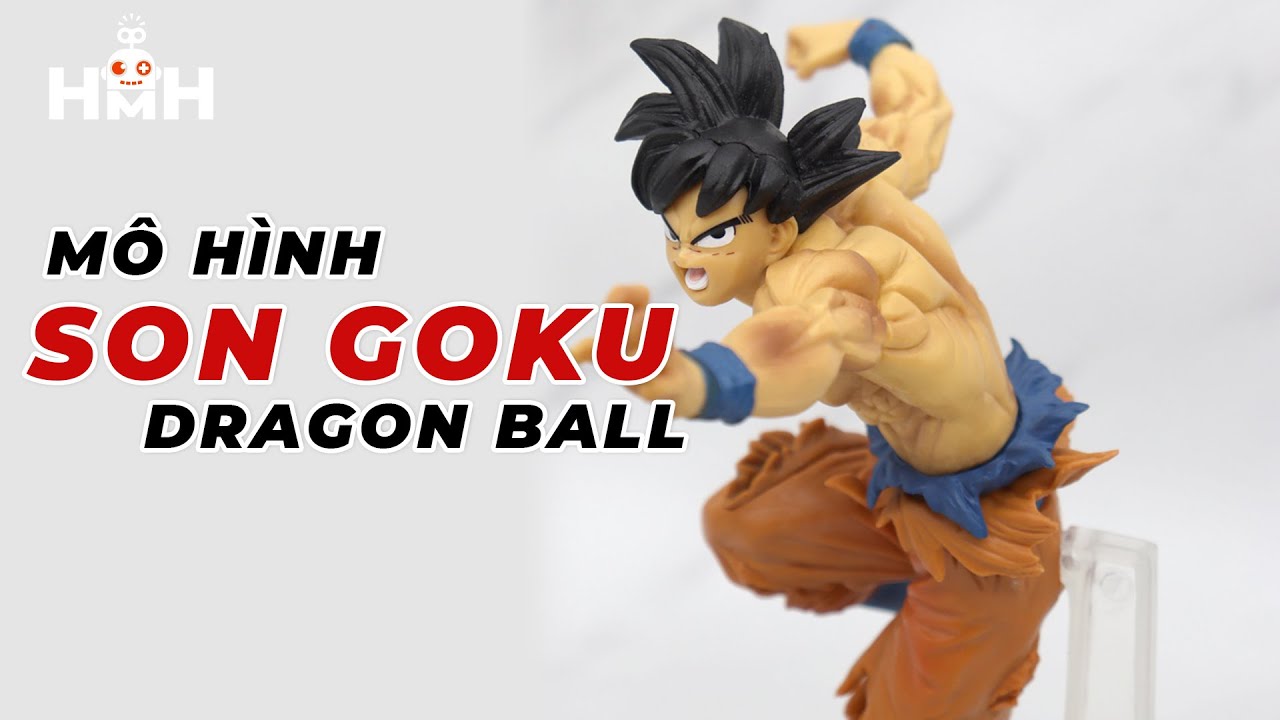 Mô hình Dragon Ball nhân vật Son Goku có giá đỡ cao 22... - youtube