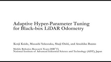 Adaptive Hyper-Parameter Tuning for Black-box LiDAR Odometry [IROS2021]