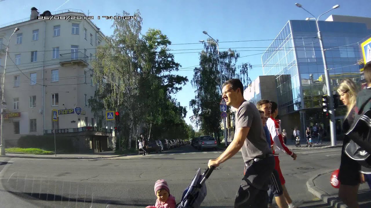 Поворот под стрелку. - YouTube