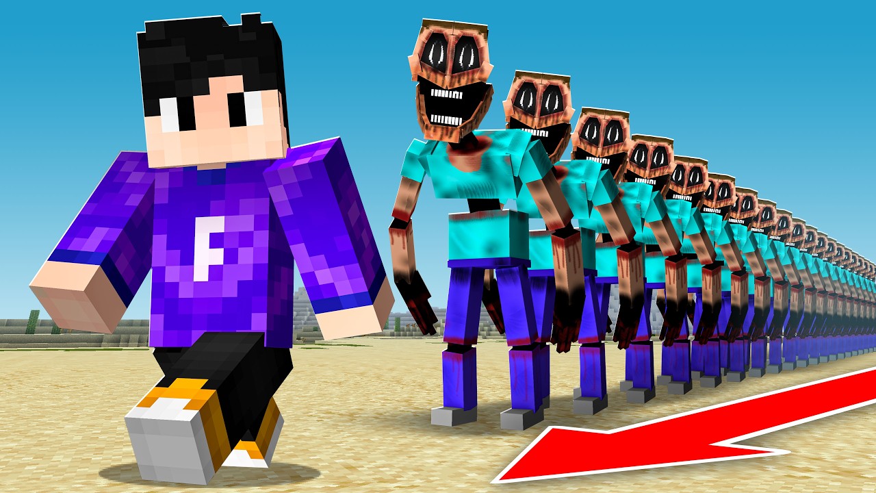 MINECRAFT, MAS ANDAR SPAWNA 1M DE MONSTROS!