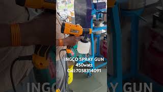 INGCO spray gun 450watt call:7058314091 #garagetools #weldingworks #painting #colors