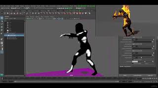 Maya FX_Zombie On Fire - learn Maya screenshot 4
