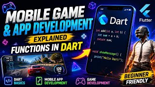Mobile Game & App Development Explained | Functions in Dart | Flutter Tutorial for Beginners #Dart 