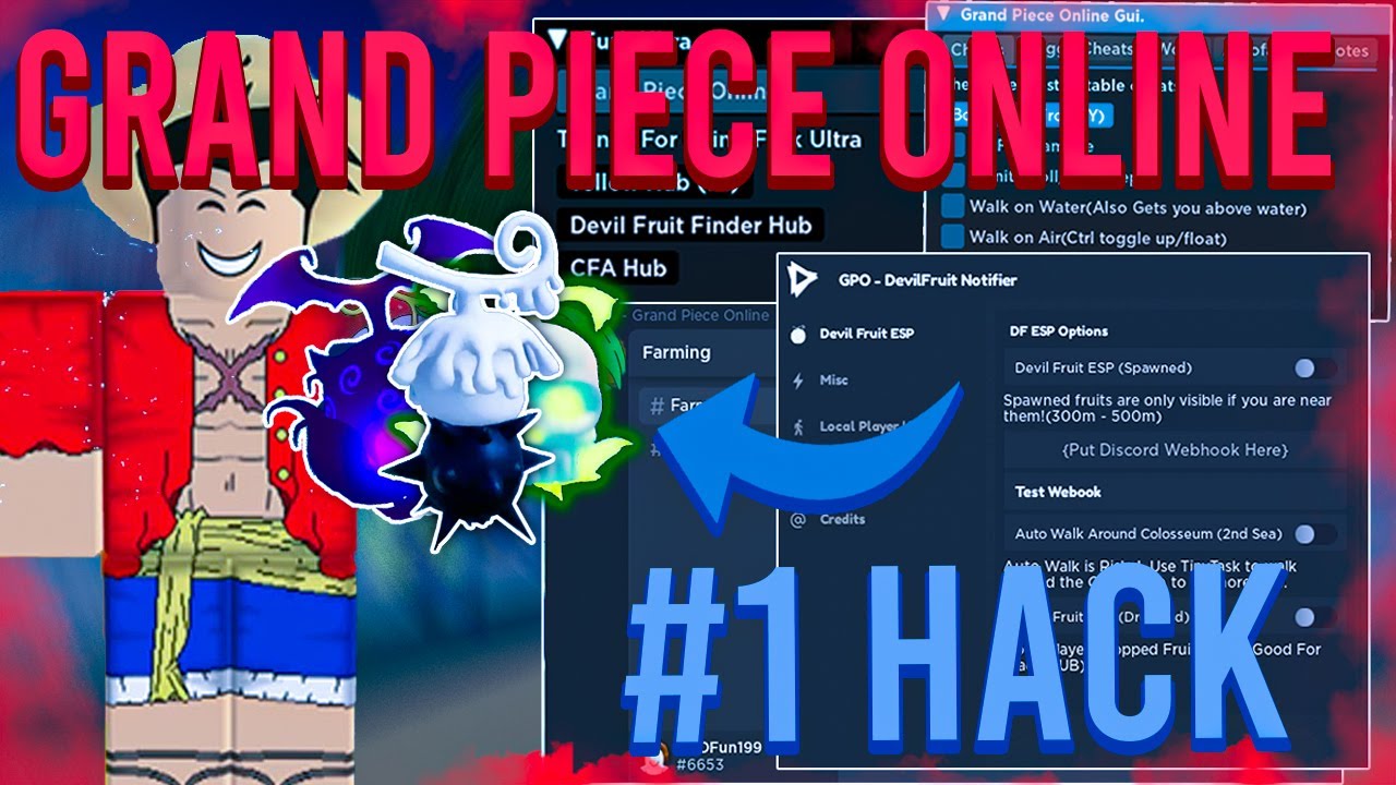 BEST] Roblox Grand Piece Online Hack Script GUI: AutoFarm, Chest TP, Fruit  Farm, Max Stats! 