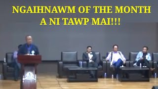 Ngaihnawm of the month, a ni tawp mai!!! Pu Hriata nge nge a lo pui deuh chu a ni e.