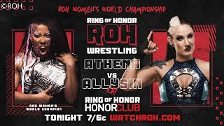 Athena C Vs Allysin Kay Roh Womens World Le Match Roh Honor Club Tv Wwe 2K23