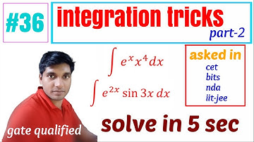 integration shortcut tricks part2 | calculus tricks | solve in 5 sec | asked in iit-jee,cet,bits,nda