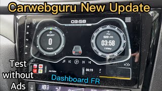 Carwebguru gets a new theme Dashboard FR and Test it without Ads screenshot 5