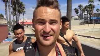 Gold's Gym Venice Workout & Muscle Beach // US (VLOG#1)
