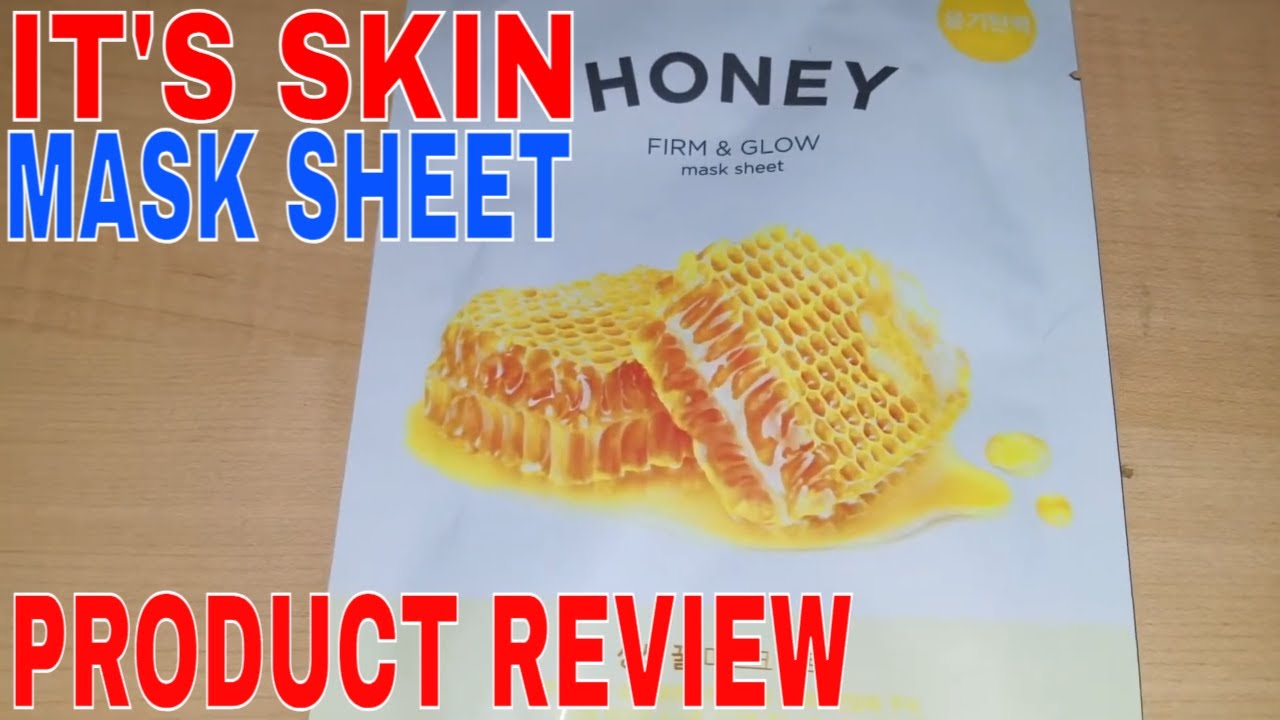 IT'S SKIN HONEY FIRM & GLOW フェイスマスク ✓ How To Use It's Skin The Fresh Mask Honey Review 🔴 - YouTube