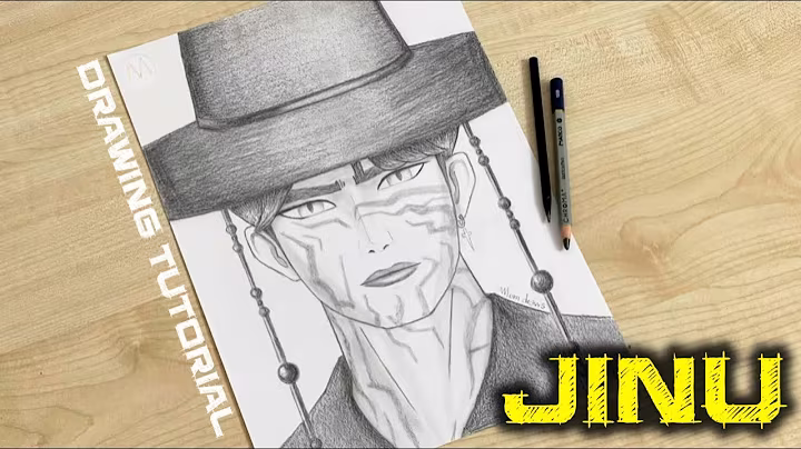 How to draw Jinu as a demon from Saja Boys / Demonic Jinu from Kpop Demon Hunters