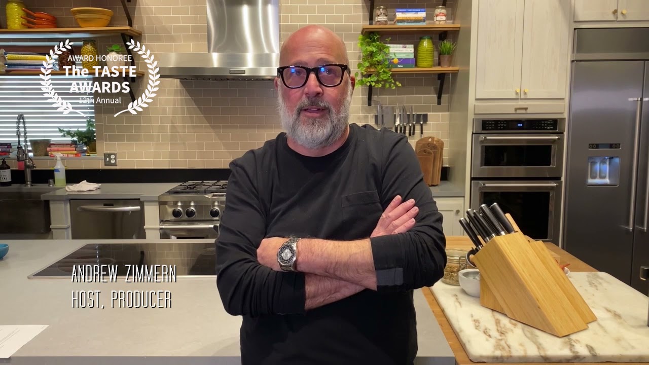 Andrew Zimmern Accepts the new Andrew Zimmern Taste Award