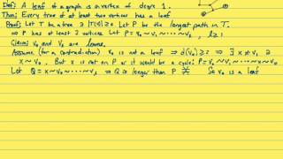 Graph Theory: Trees (Part 4)