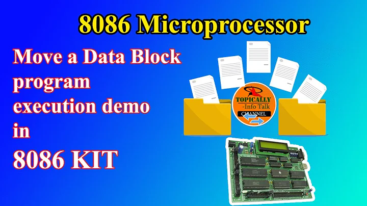Microprocessor MOVE A DATA BLOCK WITHOUT OVERLAP program execution in 8086 KIT| Topically MPMC