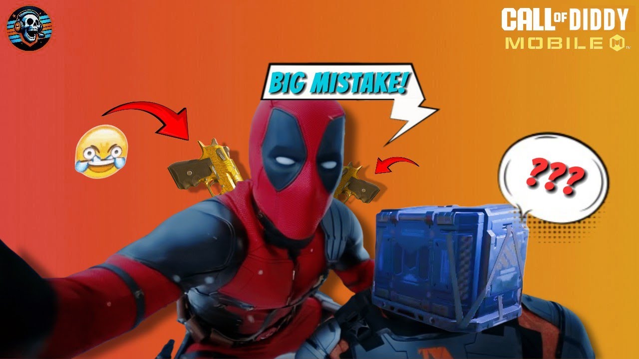 DEADPOOL Cooked BR Loadout Airdrop in CODM | .50 GS (Desert Eagle) #codmbr