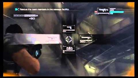 Binary Domain   Chap 2 Dan Rescue Charlie & Faye From Drowning Sequence, Assault & Rapid Xbox 360