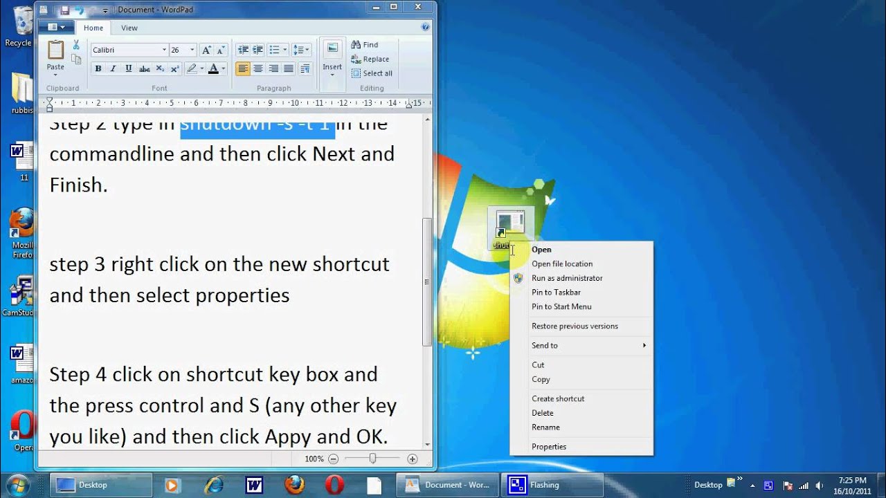 How to use shortcut keys to shut down your computer - YouTube