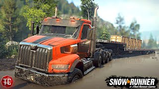 SnowRunner: Restoring Power to the Valley! Western Star 47X NF 1430 NEW Season 10 DLC Gameplay!