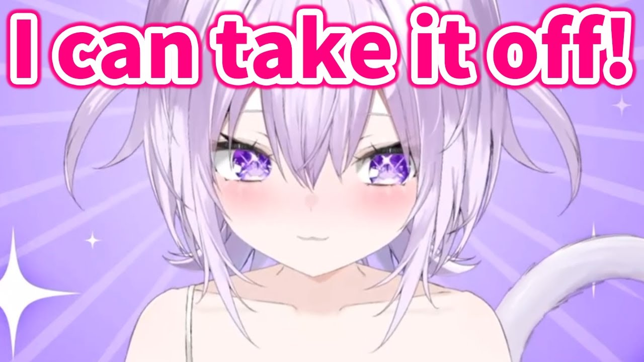 Okayu reveals her new outfit that can be taken off only under the special conditions【Hololive】