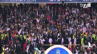 مراسم تتويج ريال مدريد بدوري ابطال اوربا الكأس العاشرة 2014