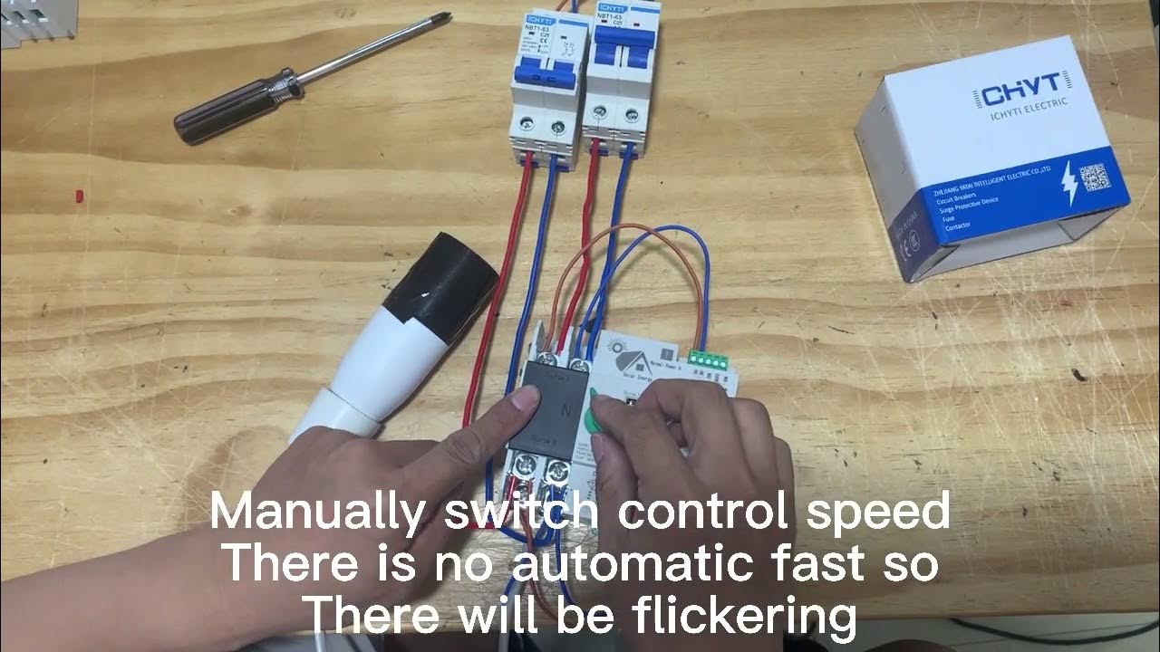 solar automatic transfer switch - YouTube