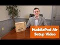 HuddlePod Air Wireless USB Audio Chat Pod Setup Video