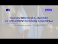 Encuentro de seguimiento de implementacin de eurofront  cancillera argentina