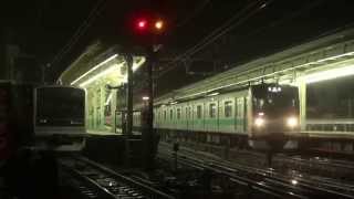 E233系2000番台マト11編成 小田急線内夜間試運転 向ヶ丘遊園駅発車