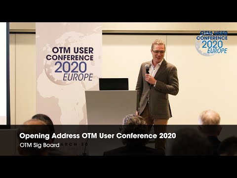 2020 OTM User Conference Europe: Opening Address by Evgeniy Pospelov, OTM SIG Board