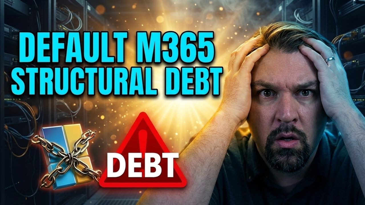 Structural Debt: The Hidden Cost of 'Default' M365 Governance Structural Debt: The Hidden Cost of 'Default' M365 Governance