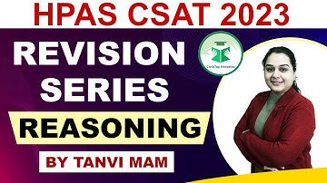 HPAS CSAT 2023 | Revision Series | Reasoning  | CivilsTap Himachal