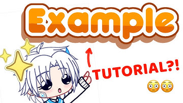 THUMBNAIL/TEXT TUTORIAL - Ibispaint X - Beginner Friendly - Gacha Club
