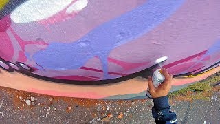 Graffiti - Rake43 - Pink Roller #2