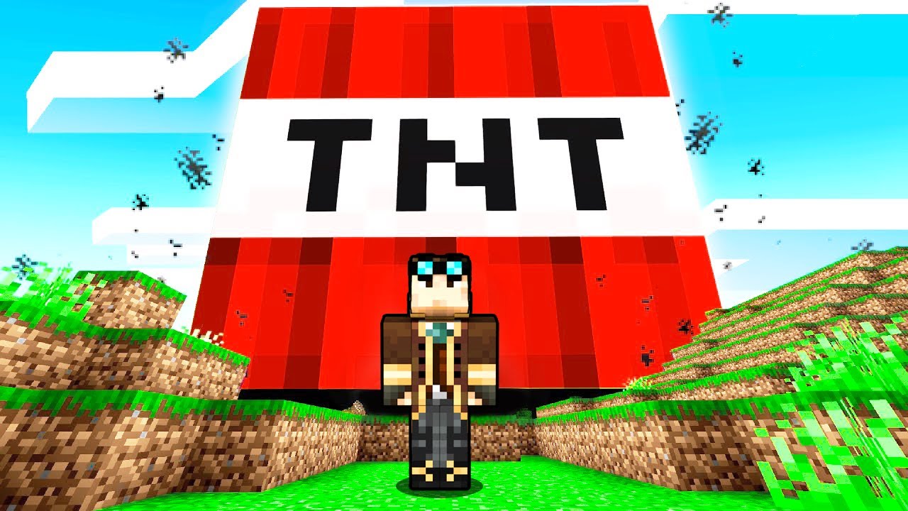 FACCIO ESPLODERE LA TNT GIGANTE NEL MONDO DI *MINECRAFT GRIEF* - YouTube